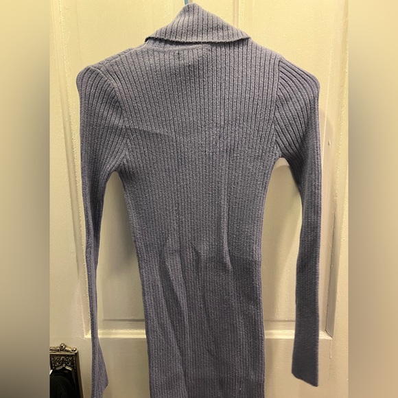 New w/ Tags Periwinkle Knit Turtleneck Dress - Picture 4 of 4